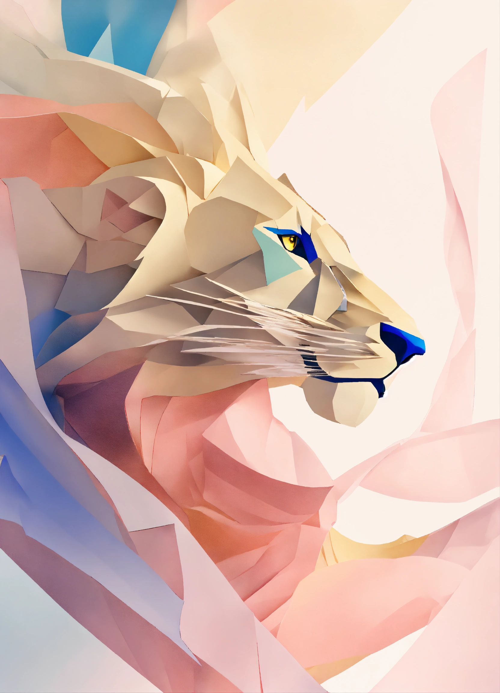 Colorful Ship Going Lonely