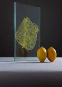 Stacked aesthetic objects still life