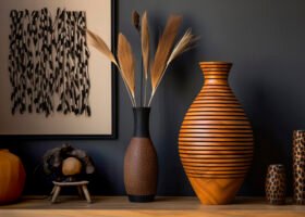 Wooden-Decorative-Vase
